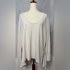 Free People Moonshine Tunic Top - Blush Pink - Medium - Made in USA
